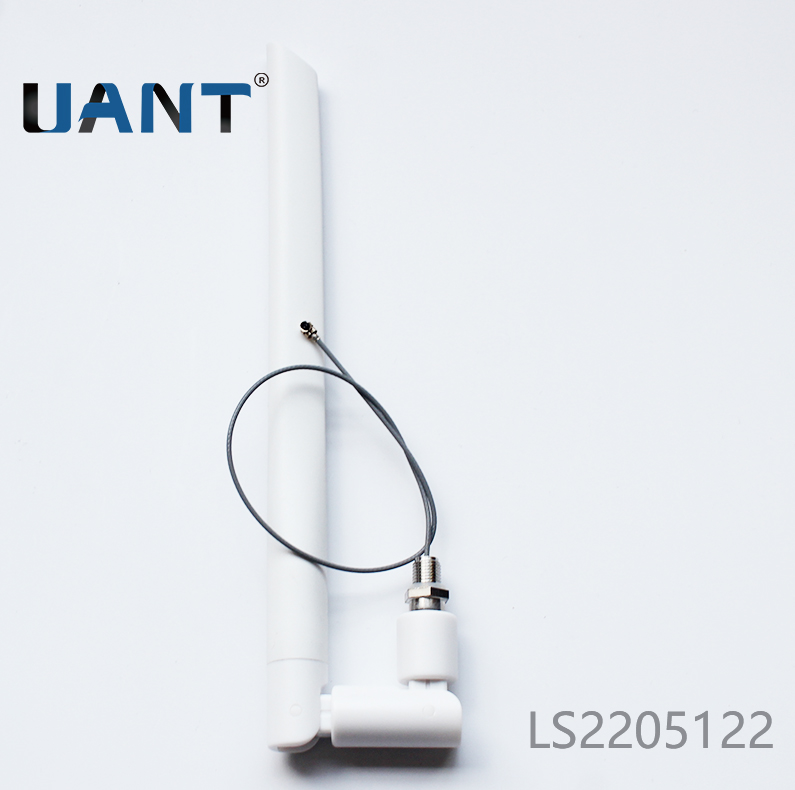 世俱杯app官方入口2.4G 龙泉剑白色双转折出线天线，L=200mm+端子