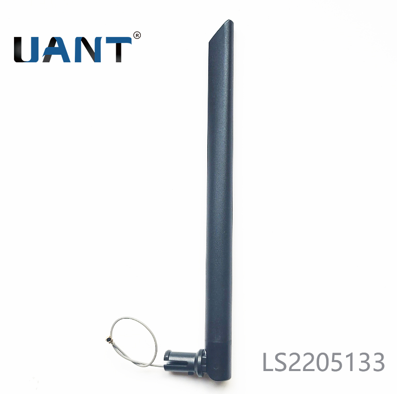 世俱杯app官方入口2.4G/5.8G龙渊剑黑色出线天线，L=100mm+端子