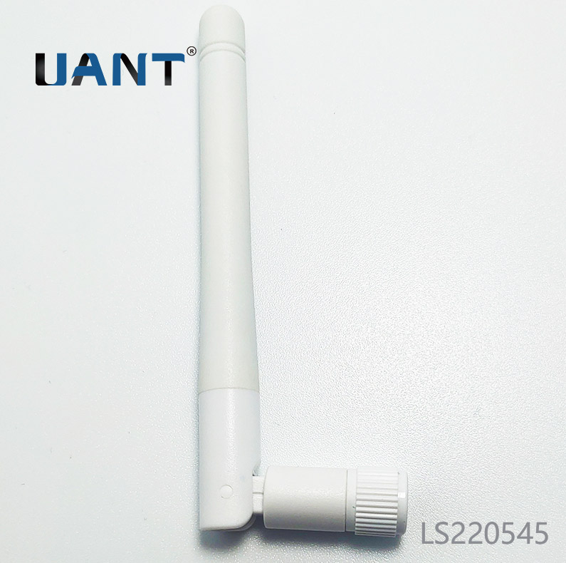 世俱杯app官方入口2.4G 2dBi白色外置天线,SMA公头母针