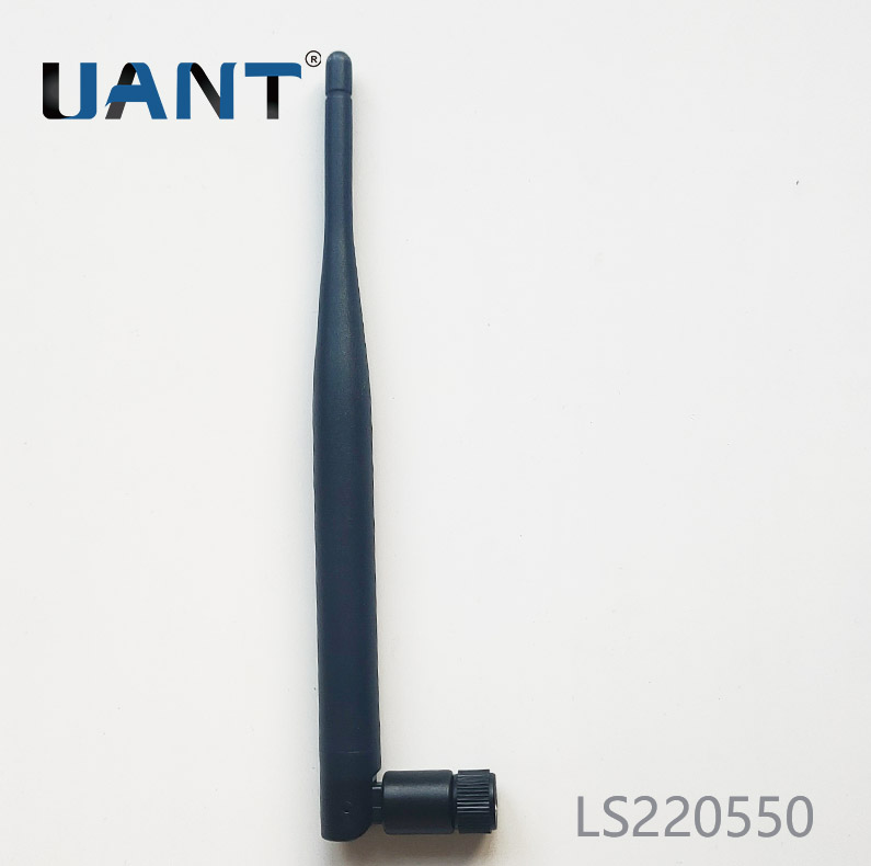 世俱杯app官方入口2.4G 5dBi大棒球黑色外置天线,SMA公头公针